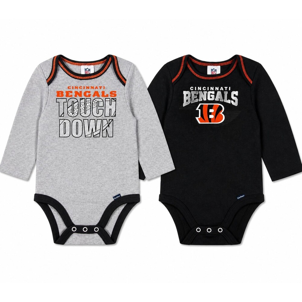 NEW NWT NFL Cincinnati Bengals Baby Boy Bodysuits Football 0-3 months Shirt
